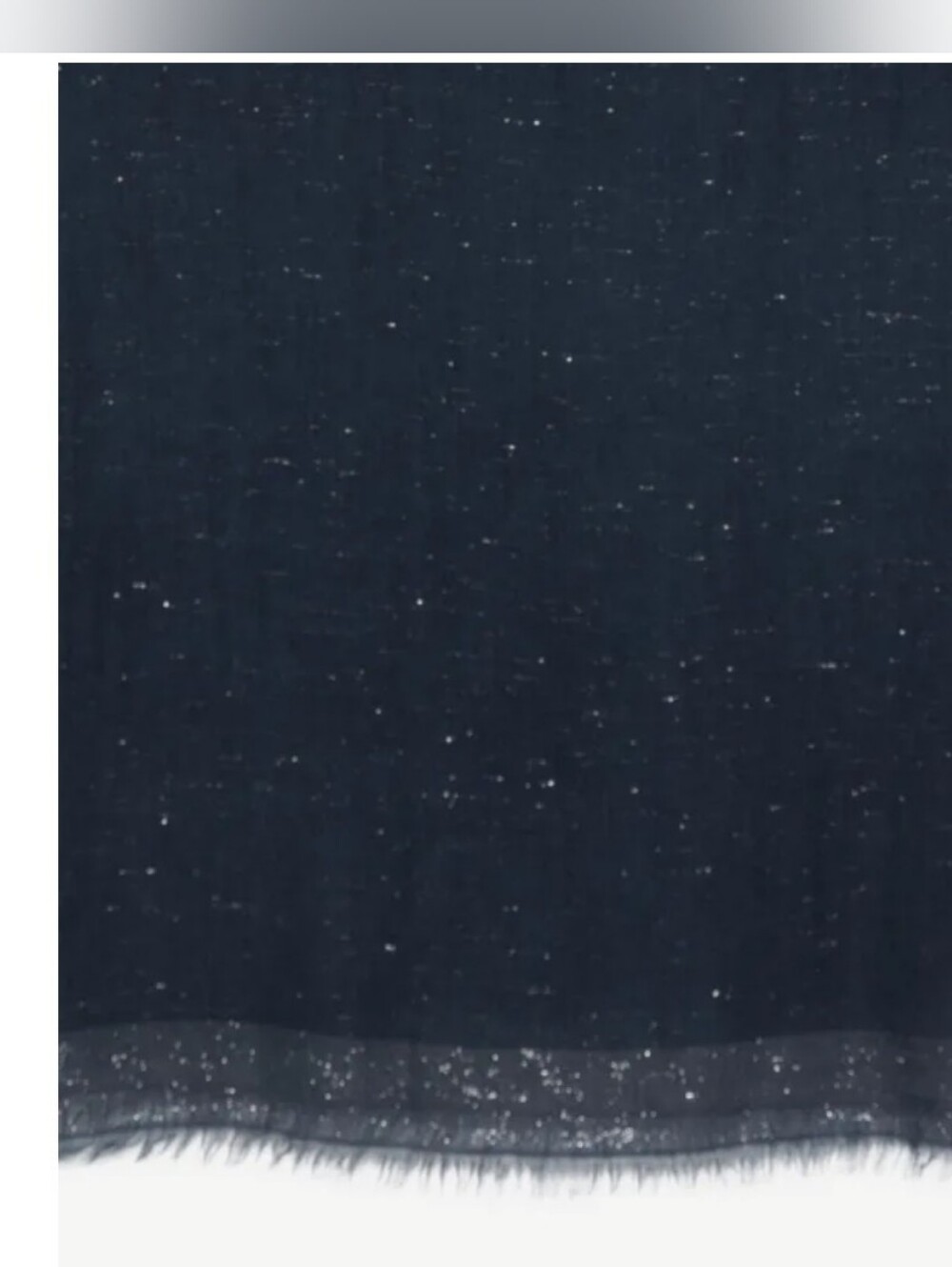 NWT Faliero Sarti Navy Metallic Diamantina Scarf.